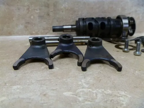 Kawasaki 220 KLF BAYOU KLF220-A1 Used Engine Shift Drum Forks 1988 #KB23