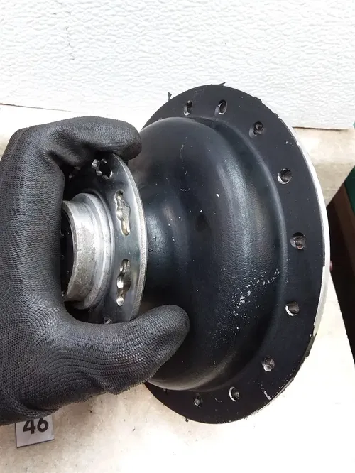 Kawasaki KX250 Front Wheel Hub 1974 1975 #46 Vintage ANX C58