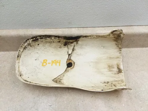 Yamaha 400 MX MX400 Rear Fender DAMAGE 1975 ANX