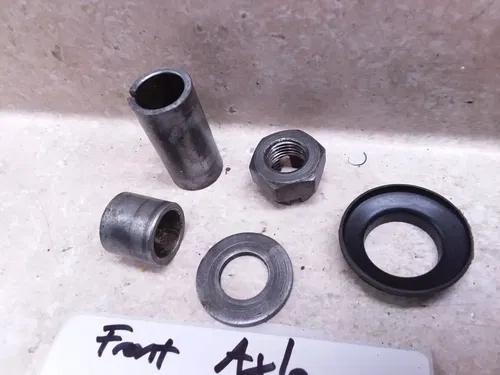 Yamaha 250 DT DT250 Enduro Front Wheel Axle Spacer Nut Lot Vintage 1978 ANX-C30