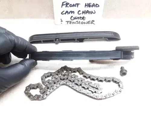 2006 Suzuki V-Strom DL-1000 Engine Front Head Cam Chain Guide & Tensioner PJ-12