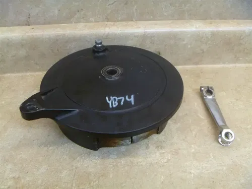 Yamaha 650 XJ TURBO XJ650 Used Rear Wheel Brake Plate 1983 Vintage YB74