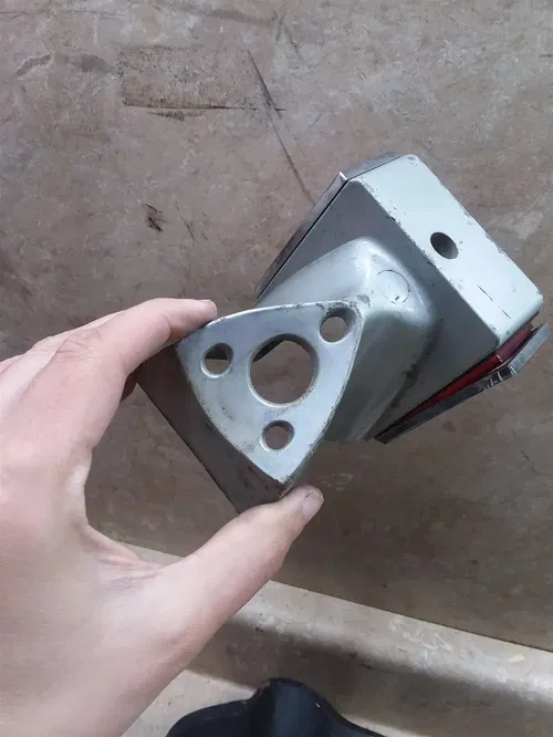 Harley Davidson Z90 Aermacchi Taillight Bracket Cover 1970s #33 ANX ARP E15