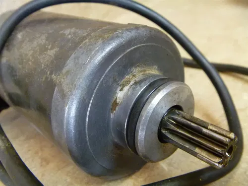 Kawasaki 220 KLF BAYOU KLF220-A1 Used Engine Starter Motor 1988 #KB23