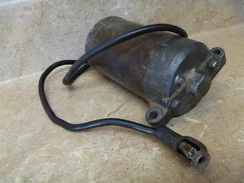 Kawasaki 220 KLF BAYOU KLF220-A1 Used Engine Starter Motor 1988 #KB23