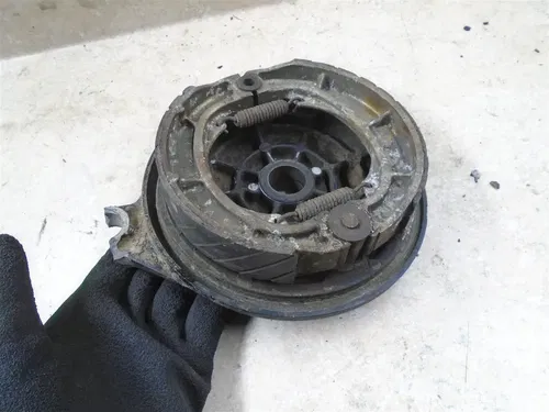Kawasaki 420 KDX AHRMA KDX420 Used Damaged Rear Wheel Brake Plate WD 1981 KB103