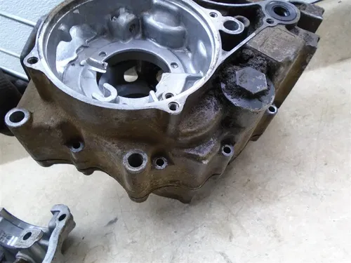 Honda 200 ATC 3 Wheeler ATC200 Used Engine Case Cases Set 1981 WD SM307