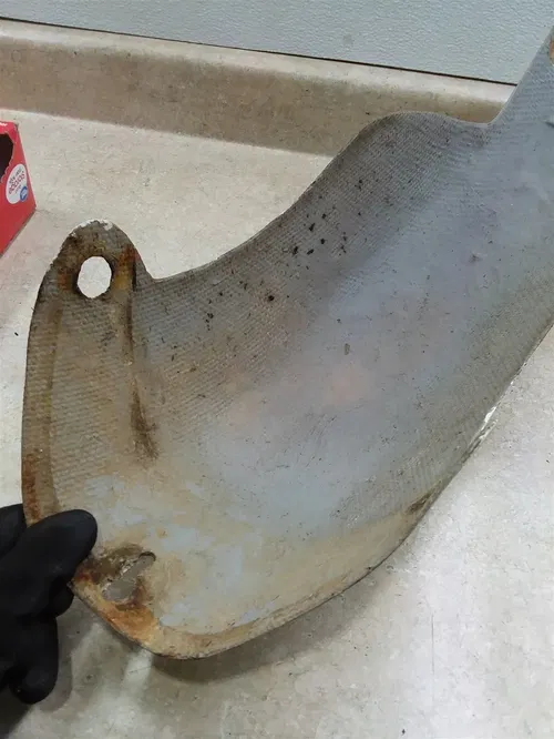 CZ CZ250 Red Frame Fiberglass Inner Rear Fender 1974 ANX B210