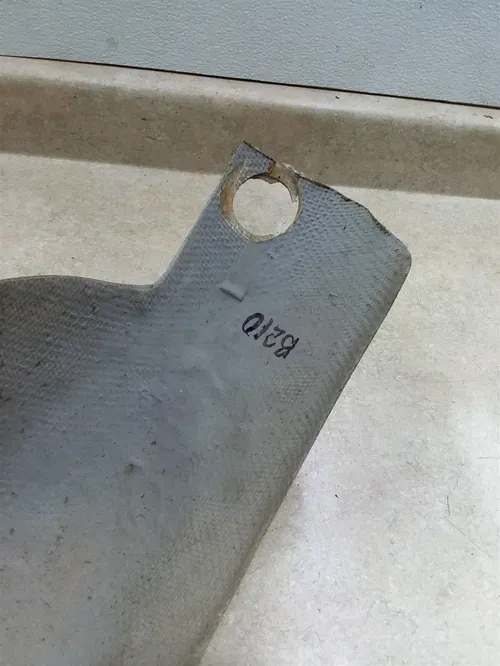 CZ CZ250 Red Frame Fiberglass Inner Rear Fender 1974 ANX B210