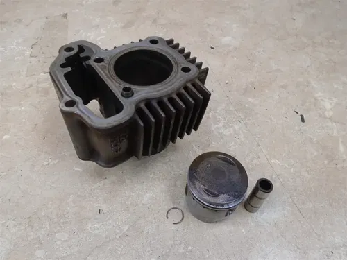 Yamaha 80 YFM BADGER YFM80 Used Engine Cylinder & Piston 47.50mm 1987 YB145