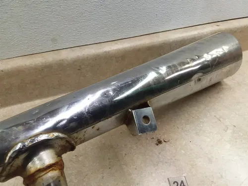 Yamaha XS400 Good Left Original Exhaust Muffler 1982 1983 #24 ANX ARP E12