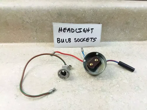 VTG 1971 Triumph Trophy 500 T100-C Headlight Bulb Socket Wires PJ-9
