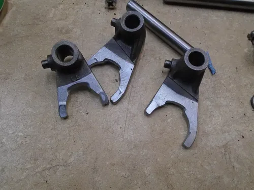 Kawasaki 125 KS AHRMA KS125 Used Engine Shift Drum Forks 1975 WD SM252
