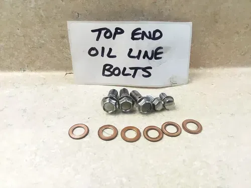 1988 Kawasaki VN 1500 Vulcan VN1500-A2 Engine Top End Oil Line Bolt Lot PJ-11