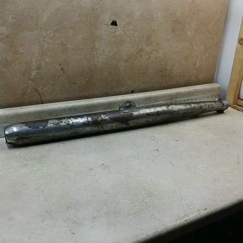 Kawasaki 250 A1 Samurai Right Exhaust Muffler 1968 ANX B-15