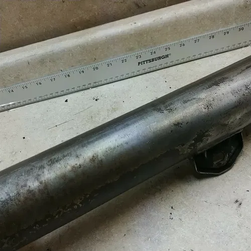 Kawasaki 250 A1 Samurai Right Exhaust Muffler 1968 ANX B-15
