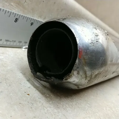 Kawasaki 250 A1 Samurai Right Exhaust Muffler 1968 ANX B-15