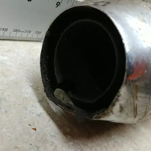 Kawasaki 250 A1 Samurai Right Exhaust Muffler 1968 ANX B-15