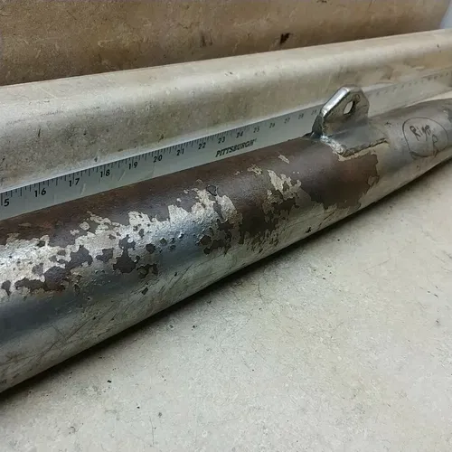 Kawasaki 250 A1 Samurai Right Exhaust Muffler 1968 ANX B-15