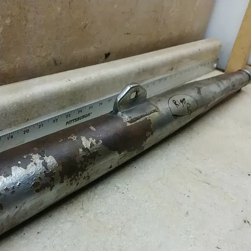 Kawasaki 250 A1 Samurai Right Exhaust Muffler 1968 ANX B-15