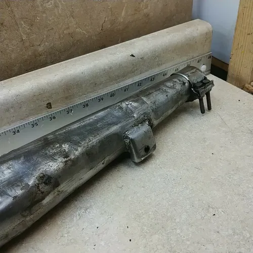Kawasaki 250 A1 Samurai Right Exhaust Muffler 1968 ANX B-15