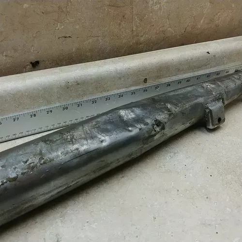 Kawasaki 250 A1 Samurai Right Exhaust Muffler 1968 ANX B-15