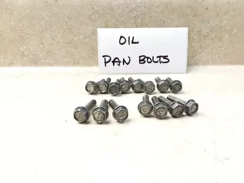 1982 Kawasaki KZ 750 KZ750-N Spectre Engine Oil Pan Cover Bolt Lot PJ-10