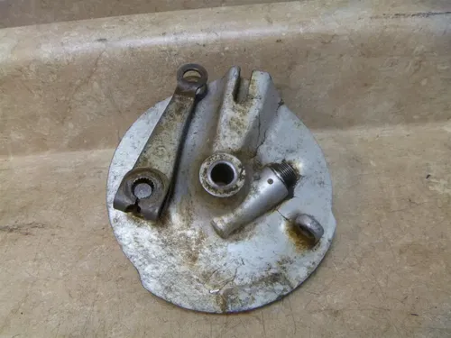 Suzuki 125 TC TC125 Used Front Wheel Brake Plate Vintage 1972 #SB20