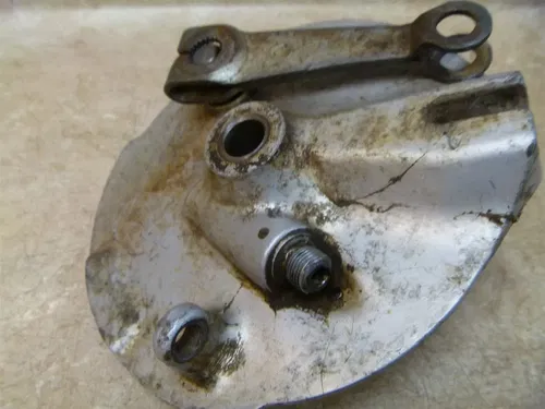Suzuki 125 TC TC125 Used Front Wheel Brake Plate Vintage 1972 #SB20