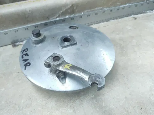Ossa 175 Stiletto 4-Speed Rear Wheel Brake Panel Plate 1970 ANX