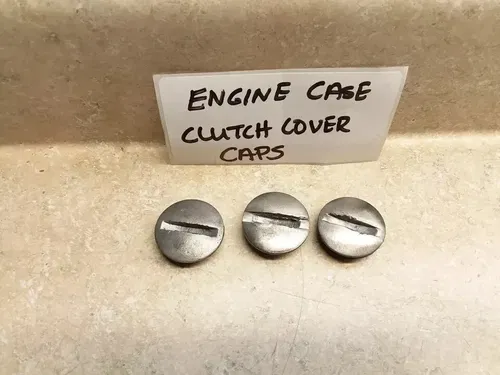 VTG 1971 Triumph Trophy 500 T100-C Engine Case & Clutch Cover Cap Covers PJ-9