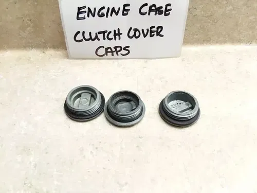 VTG 1971 Triumph Trophy 500 T100-C Engine Case & Clutch Cover Cap Covers PJ-9