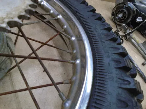 Kawasaki 250 F81 F81M Rear Wheel Rim 1971 KB139 KW29