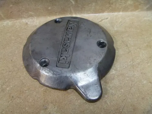 Kawasaki 305 KZ KZ305 CSR Used Engine Outer Left Stator Cover 1981 KB69