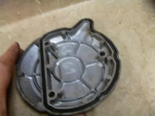 Kawasaki 305 KZ KZ305 CSR Used Engine Outer Left Stator Cover 1981 KB69