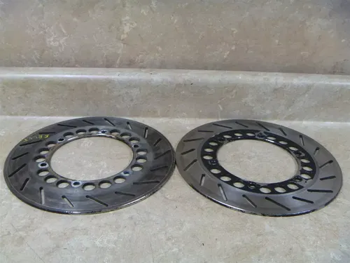 Yamaha 600 FZ600-T FZ 600 Used Front Brake Disk Rotor Set 1987 #YB25
