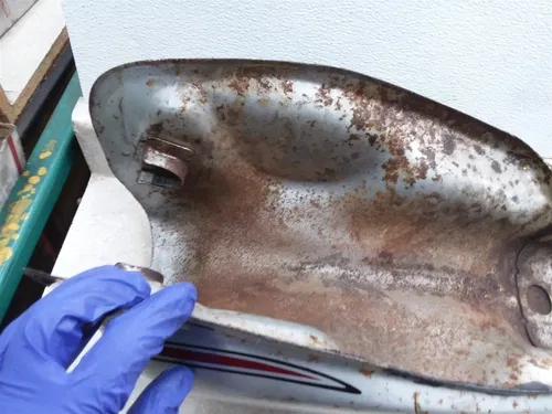 Honda XL250 K0 K1 1972 1973 Gas Fuel Tank Repaired #1 ANX C61