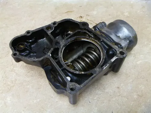 Kawasaki 220 KLF BAYOU KLF220-A1 Used Engine Front Bevel Drive Case 1988 #KB23
