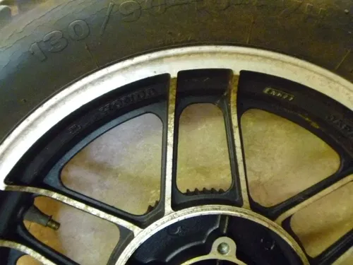 Honda 650 Nighthawk CB650 SC CB650SC Used Rear Wheel 1983 #HW142