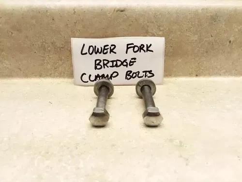 VTG 1971 Triumph Trophy 500 T100-C Lower Fork Clamp Bridge Bolts PJ-9