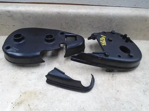 Yamaha 535 XV VIRAGO XV535 Used Air Case Covers Broken 1987 YB201