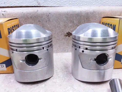 Honda CB72 CL72 High Compression STD Piston Set -ONLY- VTG NEW 54mm #27 ANX-B241