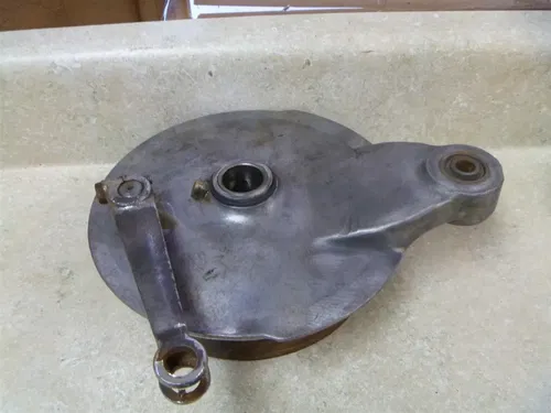Yamaha 360 RT1 ENDURO Used Rear Wheel Brake Plate 1971 YB116