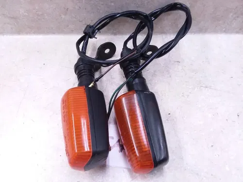 Yamaha 225 XT XT225 Rear Turn Signal Pair w/Mounts OEM 2003 ANX-C45