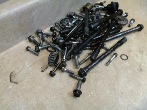 Honda 500 GL INTERSTATE GL500-I Used Engine Misc Case Bolts 1982 HB198