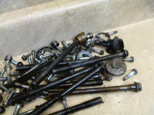 Honda 500 GL INTERSTATE GL500-I Used Engine Misc Case Bolts 1982 HB198