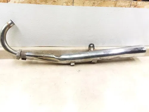 Kawasaki KH250 S1 Original Left Exhaust Muffler & Baffle 1970s #2 ANX ARP E