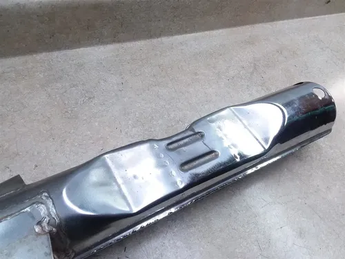 Kawasaki KH250 S1 Original Left Exhaust Muffler & Baffle 1970s #2 ANX ARP E