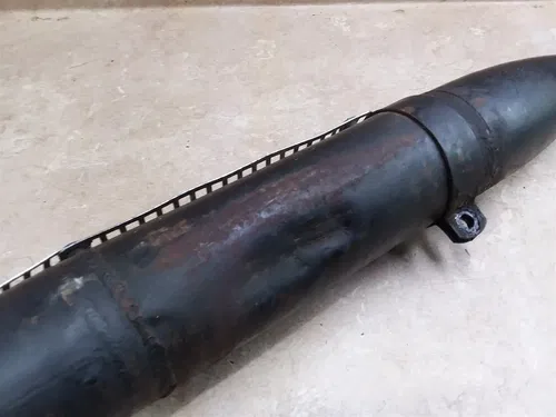DKW SACHS 100 ENDURO Exhaust Muffler Unit 1970 VTG ANX B212