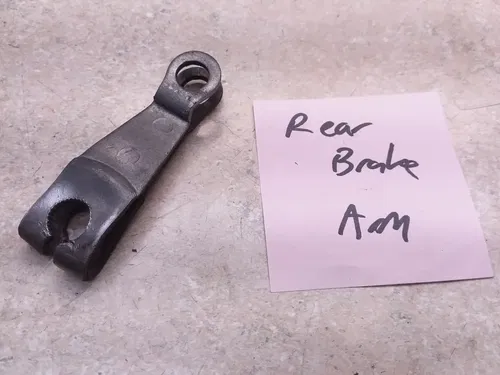 Honda 75 XR XR75 K2 Rear Brake Plate Arm DAMAGE OEM 1975 VTG ANX-B213